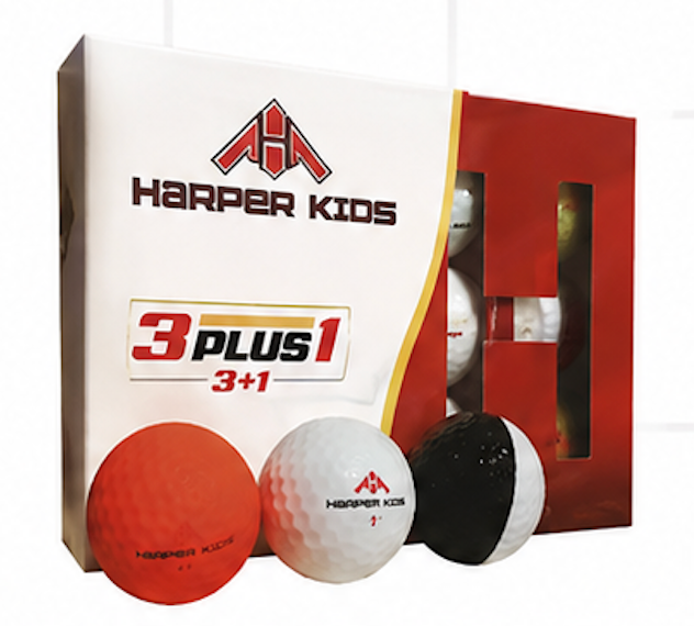 Harper Kids Golf Ball 3+1